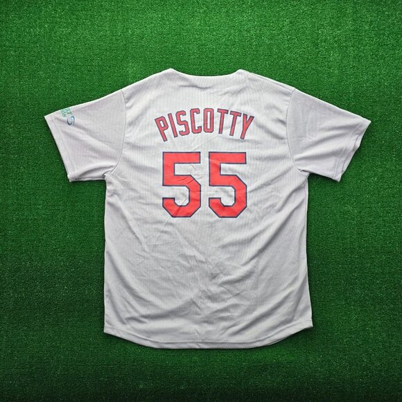 St‎ Louis Cardinals Jersey Mens XL Gray Button Up #55 Piscotty MLB Baseball - Picture 8 of 9